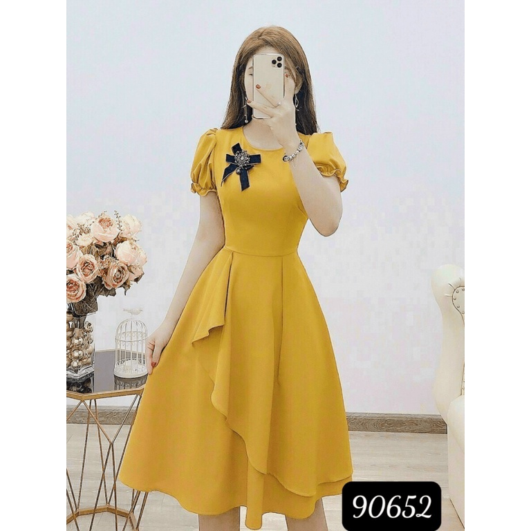 ĐẦM BODY ÔM/ TAY PHỒNG/ TÀ KIỂU PHONG CÁCH/ CÓ KÈM PHỤ KIỆN RỜI, SÁNG TRỌNG, ĐI CHƠI-ĐI LÀM, NHIỀU SIZE LỰA CHỌN UP shop