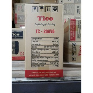 Thông gió tico TC-20AV6