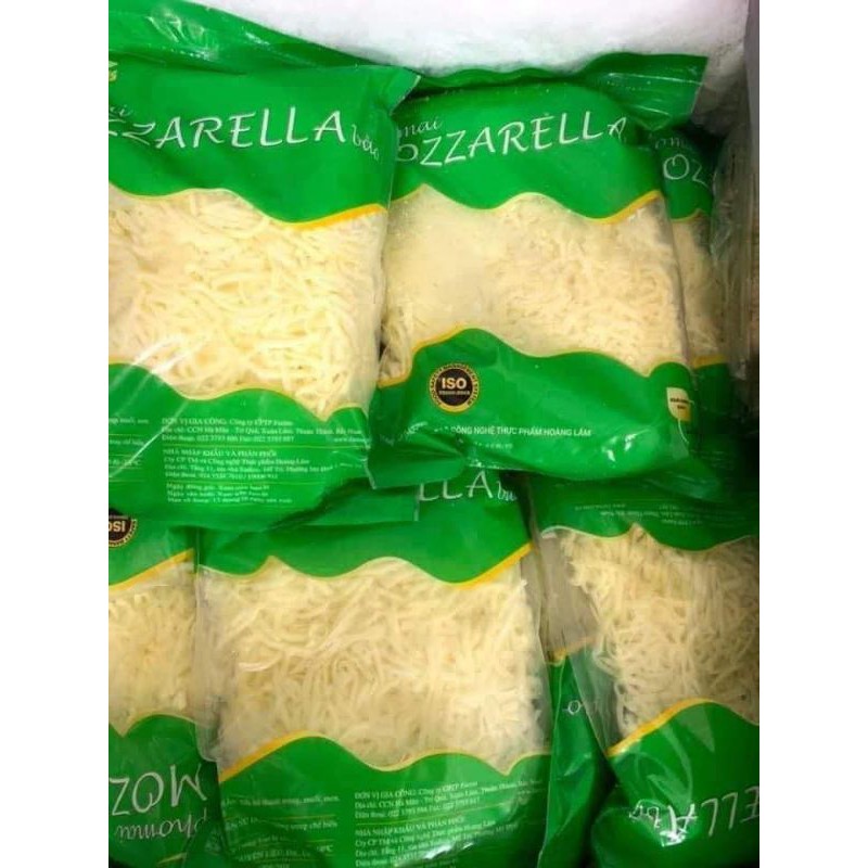 Phô mai Mozzarella bào sợi gói 500g