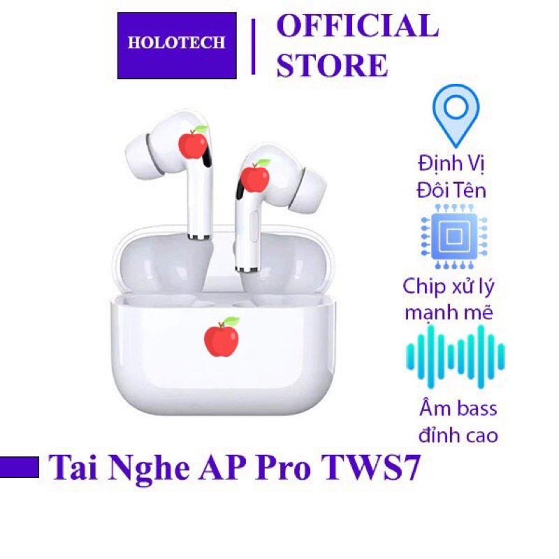 Tai nghe bluetooth Earldom TWS7 chống ồn xuyên âm định vị đổi tên có sạc không dây