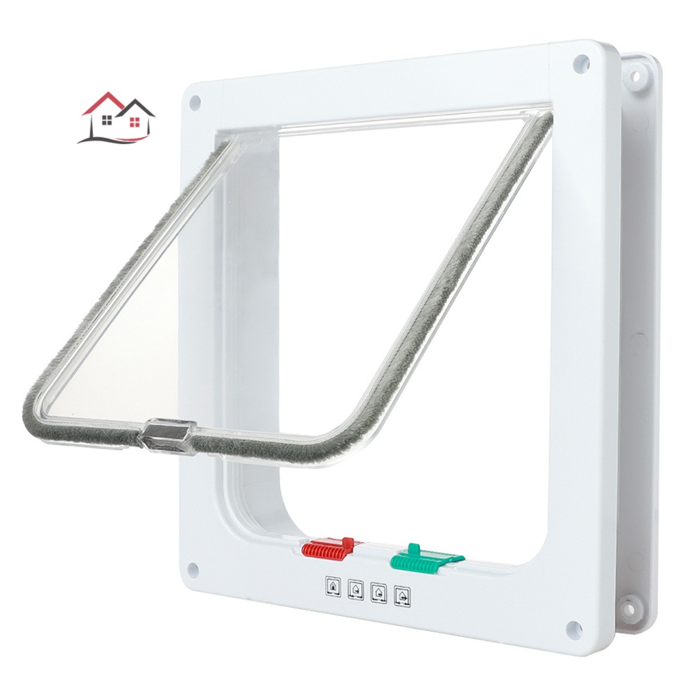 Cửa Ra Vào 4 Chiều Khóa Từ An Toàn Dành Cho Thú Cưng Chó Mèo