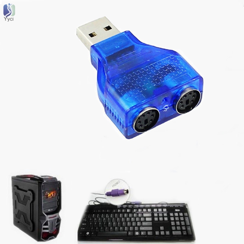 Dây Cáp Chuyển Đổi Usb Male Sang Ps2 Female Cho Bàn Phím Và Chuột