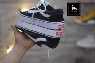 [ ẢNH THẬT VÀ VIDEO CẬN CẢNH ] Giày thể thao Van OSK đen trắng da lộn