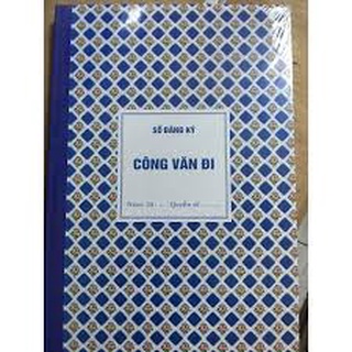 Sổ công văn Đi/Đến 160 trang, bìa cứng khổ a4 loại đẹp