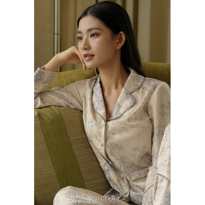 Achelois - Bộ ngủ họa tiết Toile de Jouy