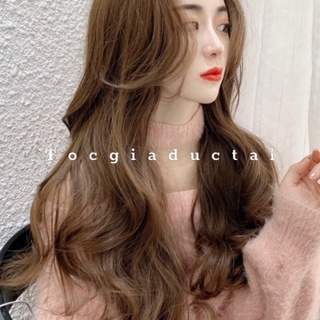 Tóc giả nguyên đầu xoăn lơi mái bay siêu xinh cho nữ