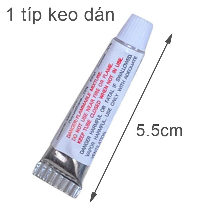 Bộ vá phao size lớn 10x16cm + keo nhiệt siêu dính