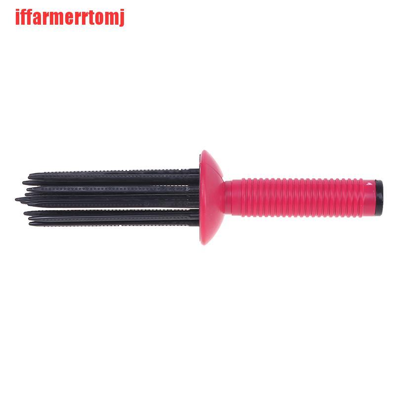 {iffarmerrtomj}Airy Curl Styler Tool Hair Comb Curler Roller Non Heated Volume Without Damage OLZ