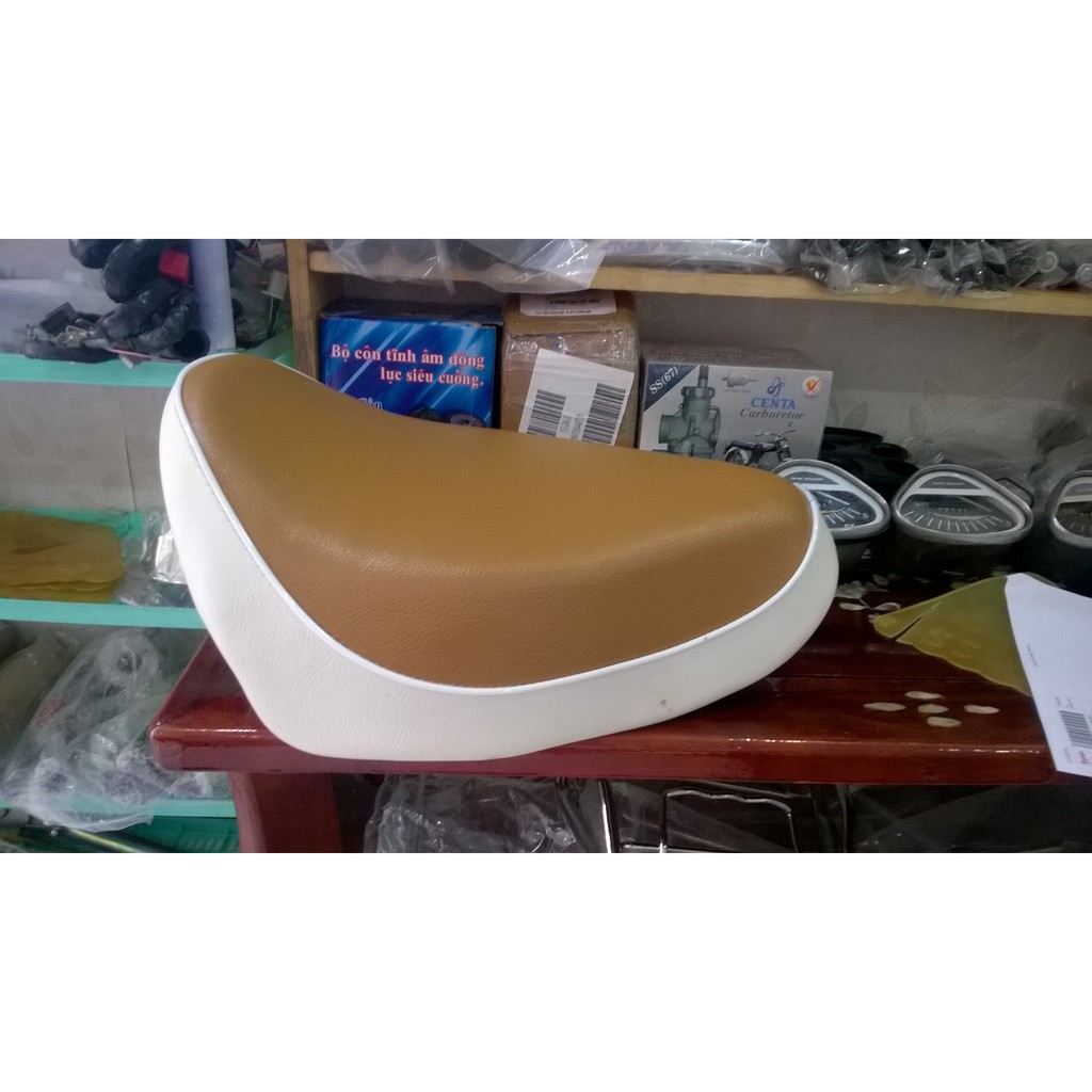 Yên trước kiểu cho cub lùn, én,81,86 màu kem - bò