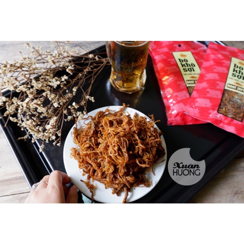 Bò khô sợi Xuân Hương 100% thịt bò, vị truyền thống 55g đậm đà hương vị thơm ngon đảm bảo vệ sinh an toàn thực phẩm | BigBuy360 - bigbuy360.vn