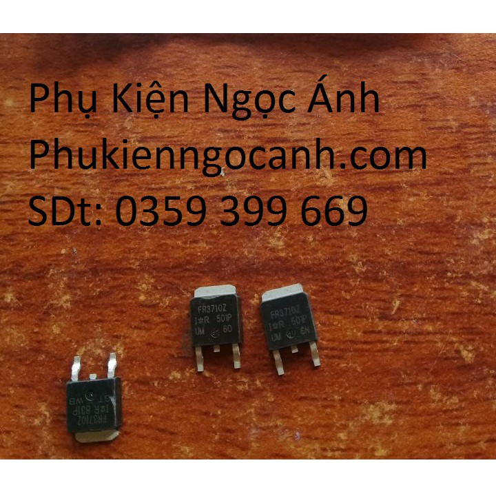 IRFR3710 mosfet dán 3710 chịu dòng 100V 42A bóc máy nguyên gốc