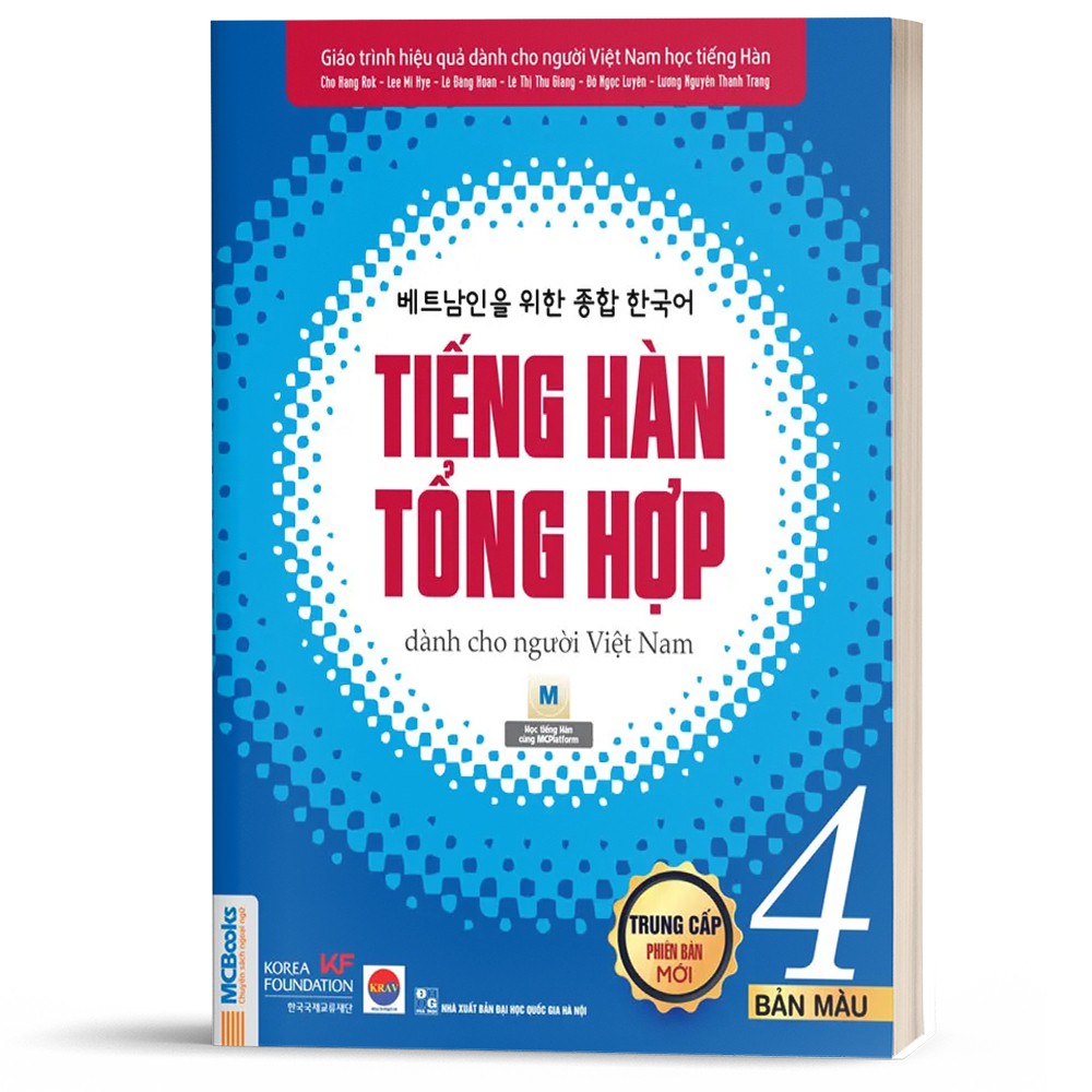 Sách - Tiếng Hàn Tổng Hợp Dành Cho Người Việt Nam Trung Cấp Tập 4 - Phiên Bản Mới 2020, Kèm App Học Online