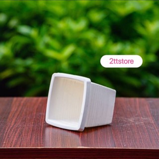 chậu treo vuông mini ( kèm dây treo)