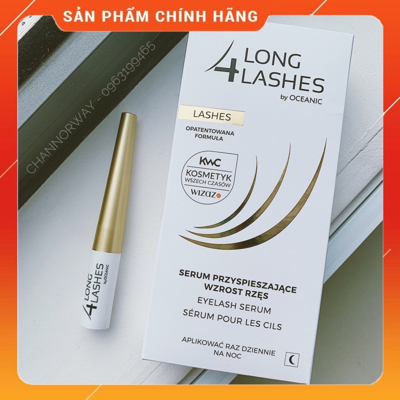 [CHÍNH HÃNG] Serum Dưỡng Dài &amp; Dày Mi Long4Lashes Poland 🇵🇱