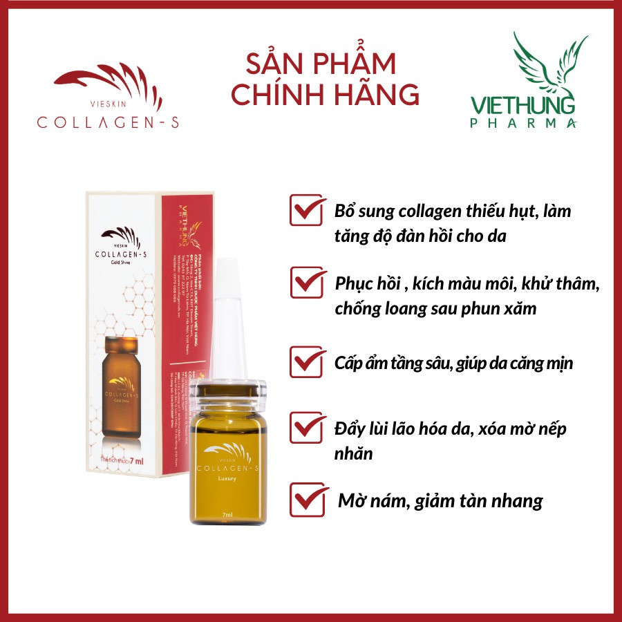 VieSkin Collagen SGoldShine chống lão hoá , mịn da , cấp ẩm ,... ( Chính Hãng ) | BigBuy360 - bigbuy360.vn