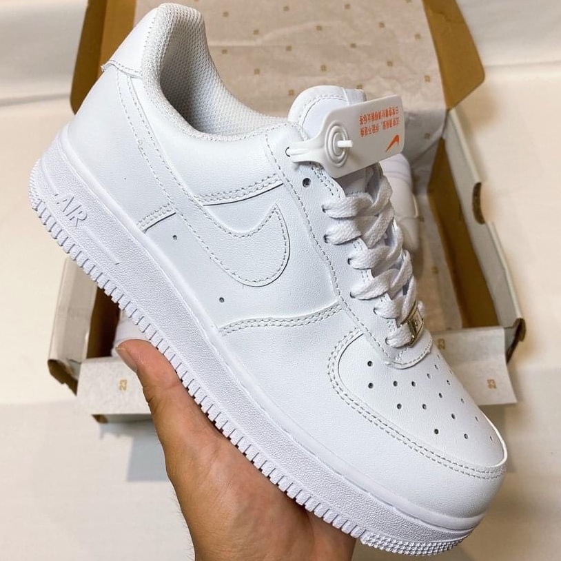 Giày thể thao AF1 Trắng,Giày sneaker air force 1 trắng full nam nữ