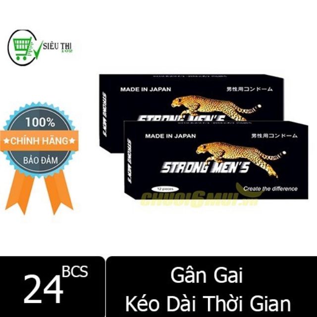 Bao cao su Strong Men's kéo dài thời gan yêu