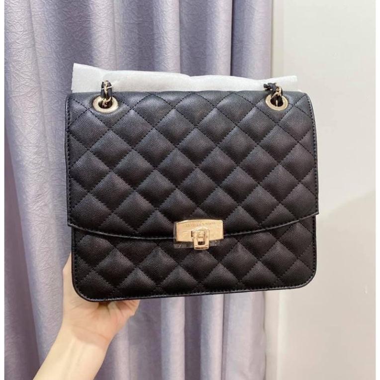 Túi ô trám da hạt size 24 bản chuẩn đẹp kèm ảnh thật hàng cao cấp