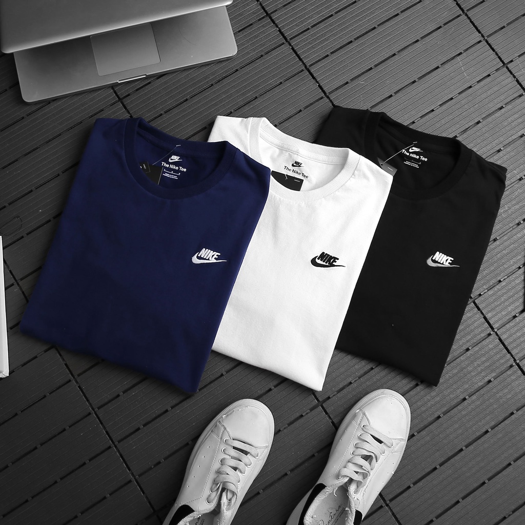 N.I.K.E - Áo thun thể thao Nike Sportswear Men's Club Tee - Xanh navy