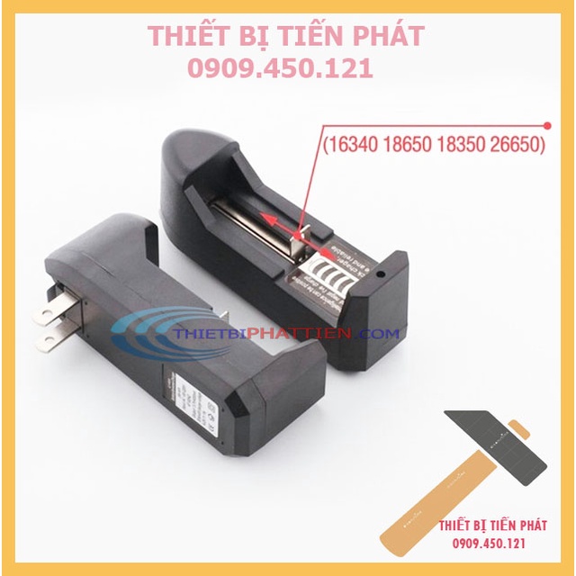 Bộ sạc pin 3.7V 4200mAh Ultrafire Sạc 1 Pin, 2 Pin 18650, 16340, 18350, 26650, Tự ngắt dùng cho đèn pin, quạt sạc