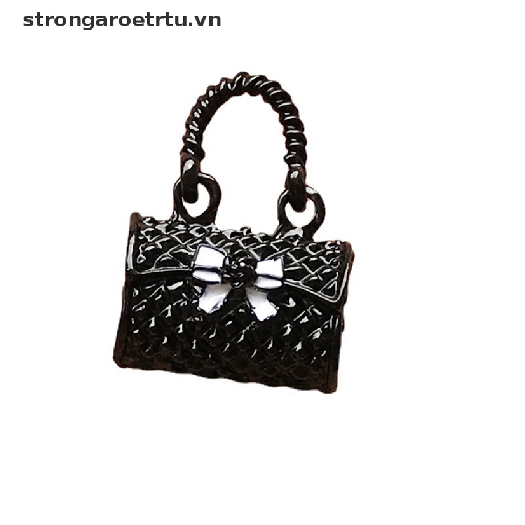 Mô hình túi xách mini 1:12 dùng trang trí nhà búp bê dễ thương