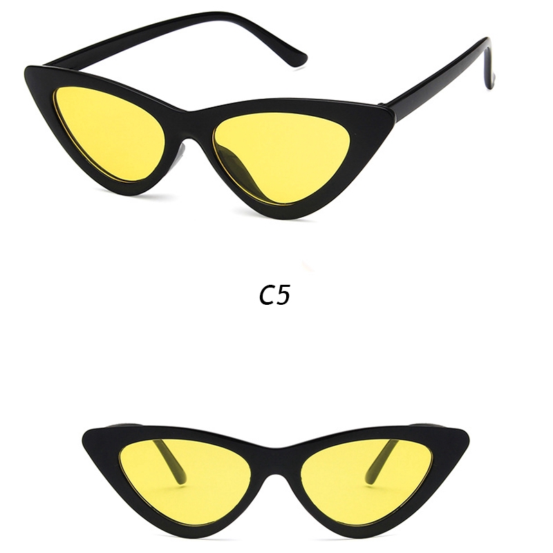 Kính Mát Mắt Mèo Phong Cách Retro Hàn Quốc