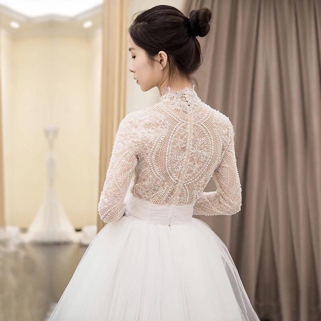 Váy cưới dành cho cô dâu chỉ 2tr8, Đẹp y hình