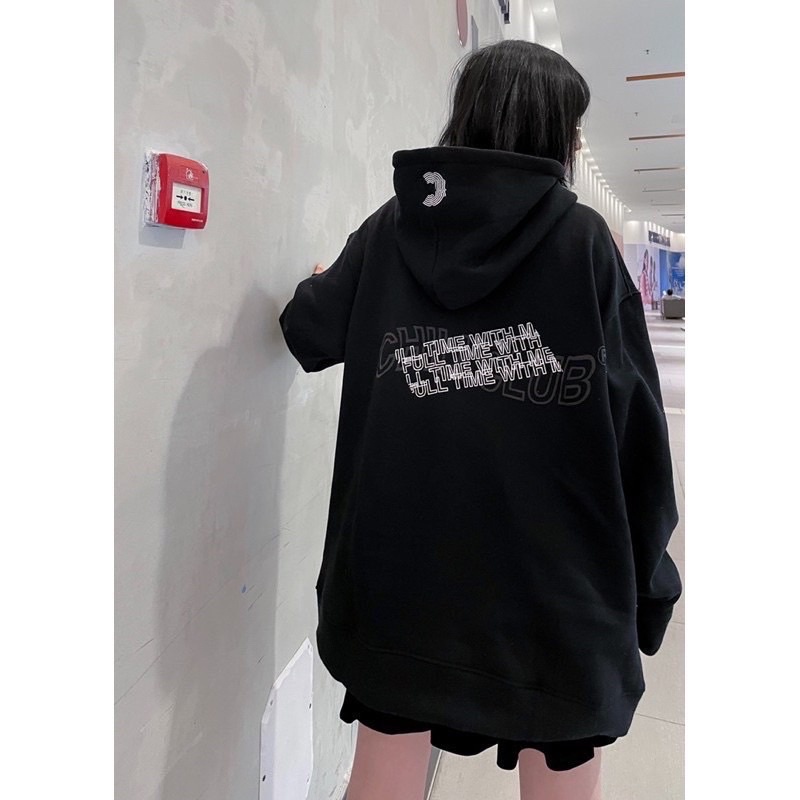 Áo Nỉ Sweater Nỉ Hình Có Chữ Sau Lưng Form To Nam Nữ Unisex Phong Cách Ulzzang Hàn Quốc