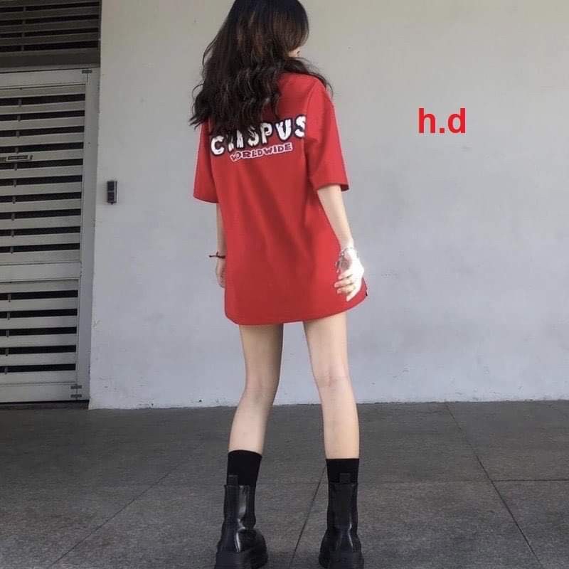 Áo phông đỏ CRISPUSH in 2 mặt HD6