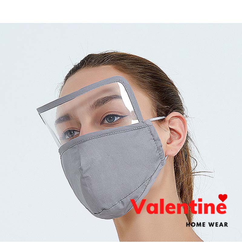 Khẩu trang nam nữ kháng khuẩn, chống khói, bụi mịn PM2.5, mặt nạ cách ly mắt mã VAK0149