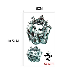 Hình xăm dán tạm thời hình hoa 3D