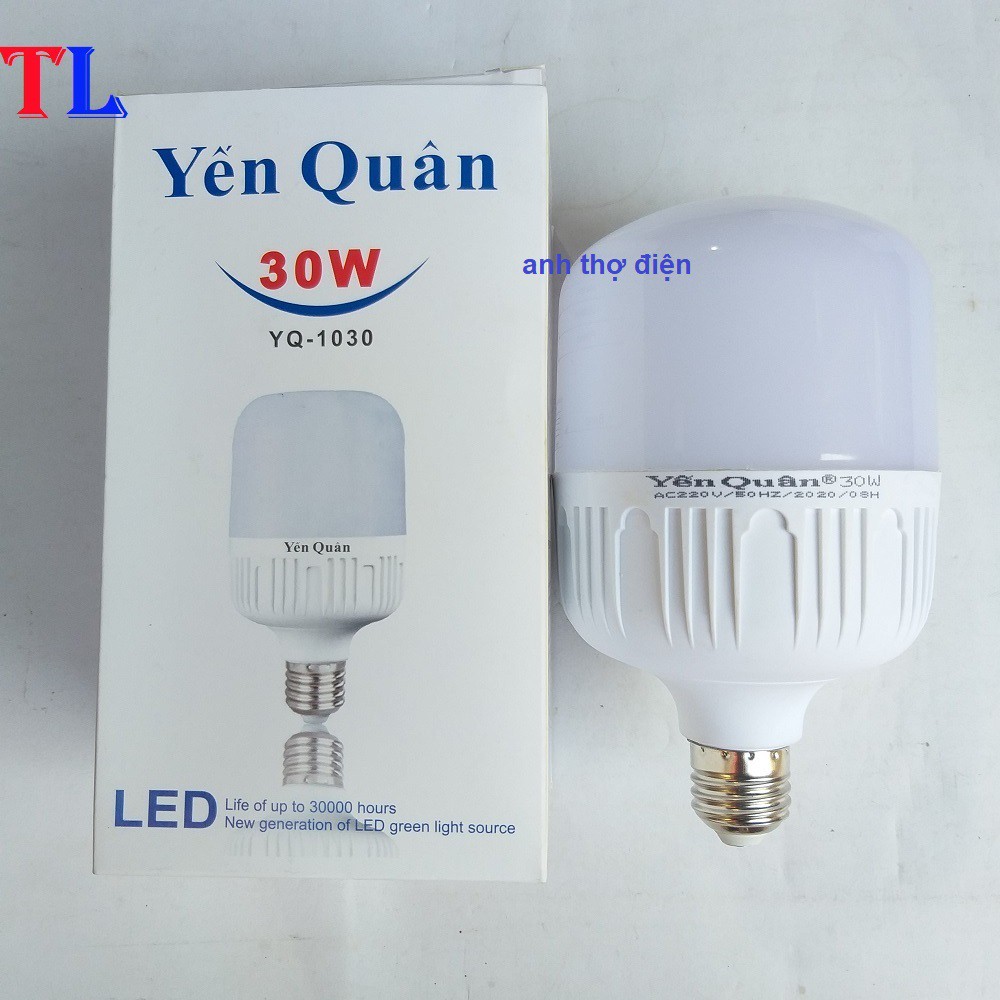  Bóng đèn LED trụ tròn 5W 10W 15W 20W 30W 40W 45W 50W 65w ánh sáng trắng