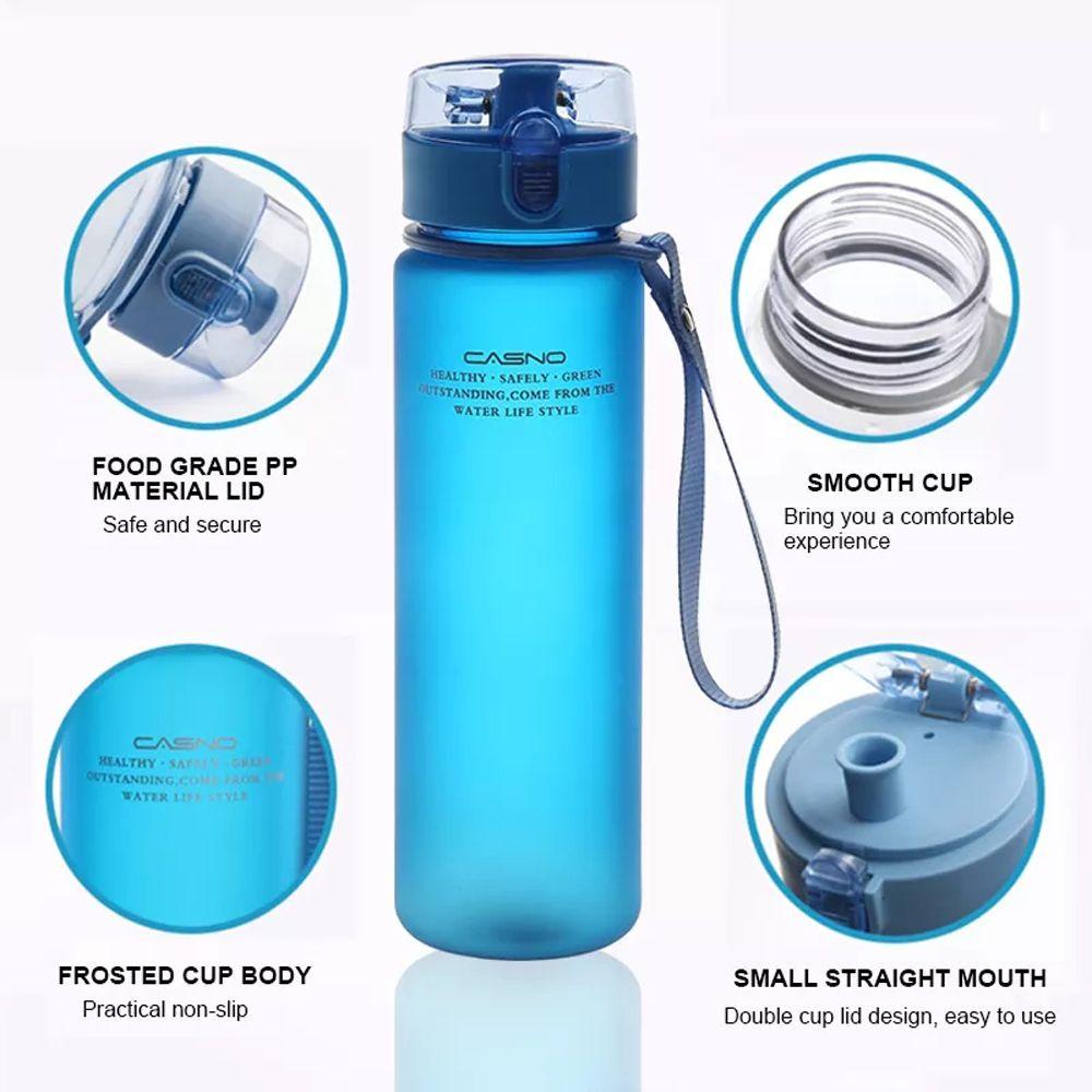 Bình Nước Thể Thao Bằng Nhựa Mờ Không BPA
