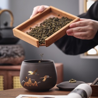 Hũ, Bình đựng trà bằng gốm Định Châu (cỡ lớn, rất khít)