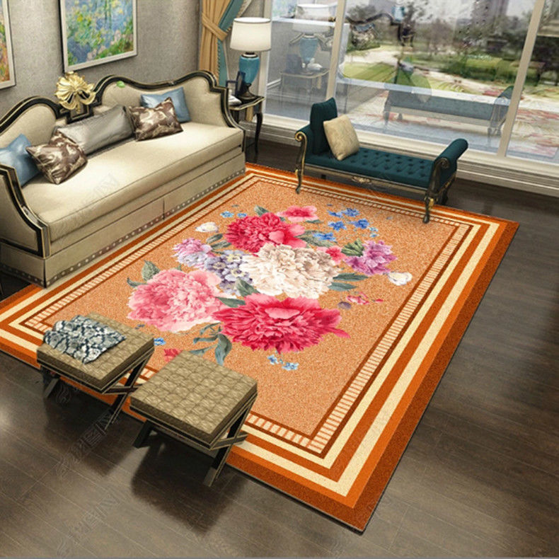 Thảm nhung trải sàn thiết kế mới thời trang theo phong cách trung hoa