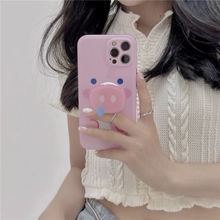 [ Có Sẳn- ảnh thật ] Ốp lưng iphone heo con đáng iuuu kèm popsocket 🐽