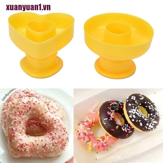 [xuanyuan1] Khuôn Làm Bánh Donut Bằng Nhựa Cấp Thực Phẩm
