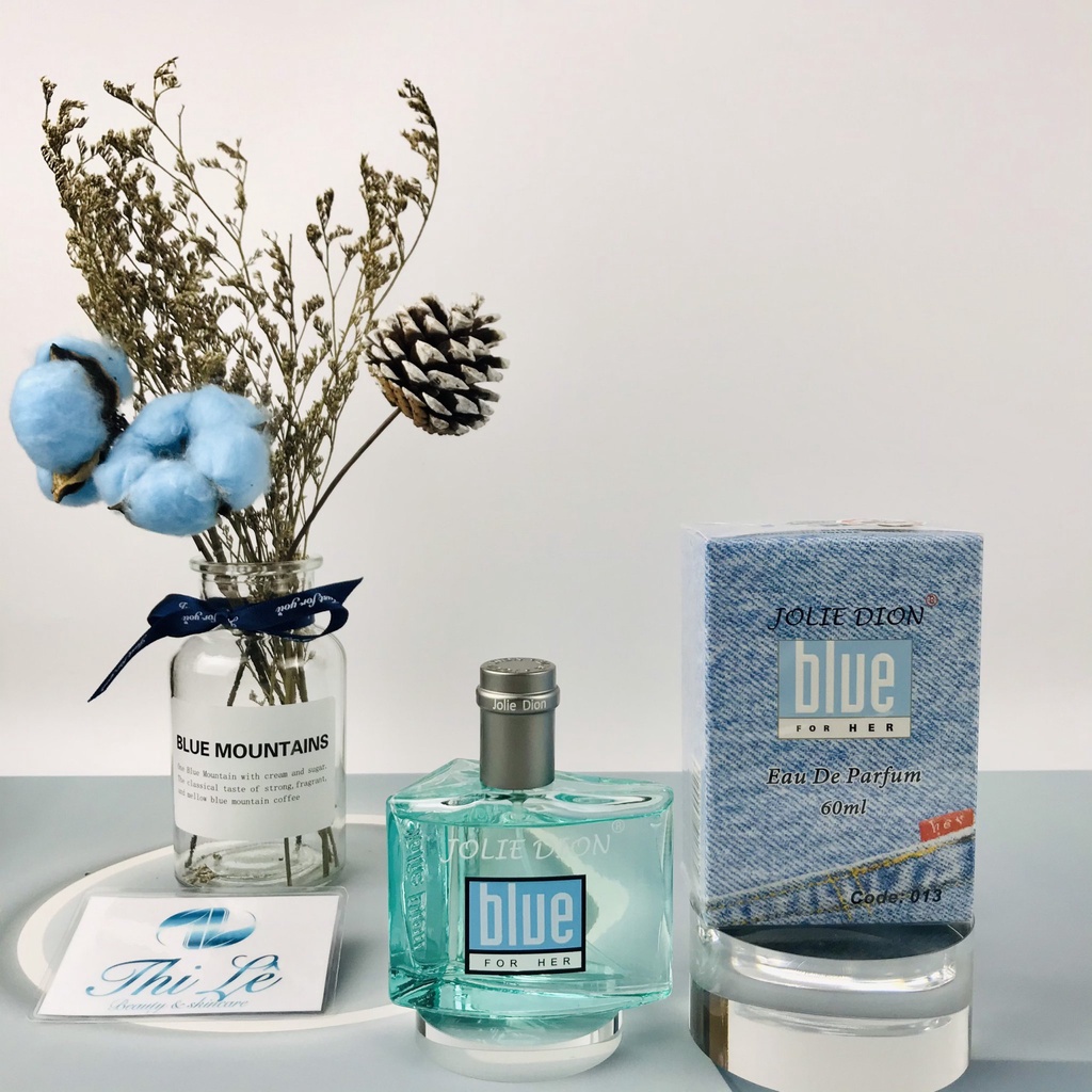 Nước hoa nữ chính hãng thơm lâu,hương dịu nhẹ- Blue Singapore  - Jolie Dion- EDP 60ml