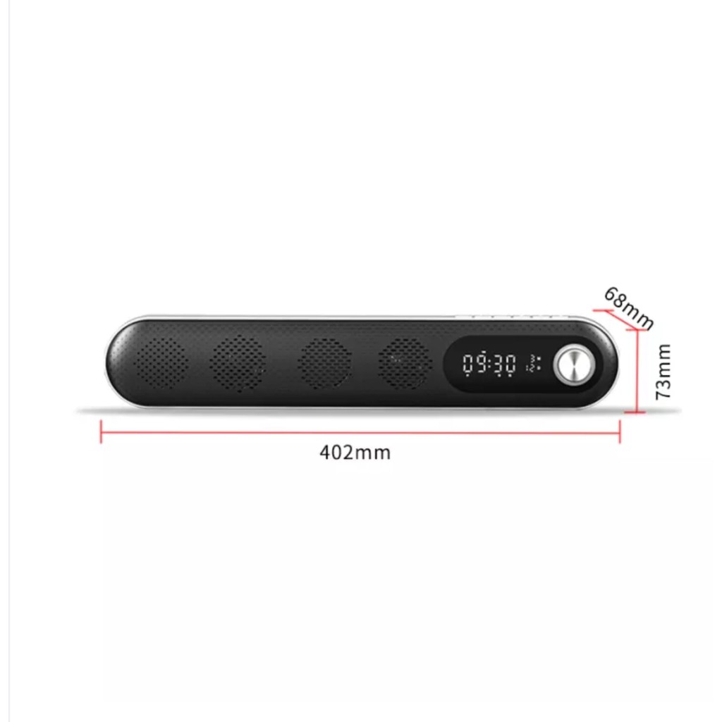 [Bảo Hành Lỗi 1 Đổi 1] Loa Bluetooth K7 Kiểu Dáng Dài Hỗ Trợ Thẻ Nhớ, Hiển Thị Đồng Hồ Và Màn Hình Led