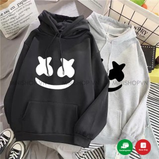 Áo nỉ hoodie nam nữ DJ MarshMello chất nỉ bông dày ấm mềm mịn form rộng thoải mái