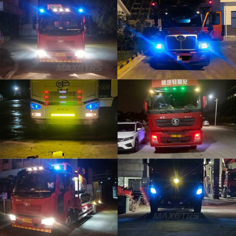 Set 2 bóng đèn LED MAXGTRS T10 điện áp 9-48V W5W 12V/24V nhiều màu tùy chọn cho xe bán tải