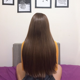 [Ảnh tự chụp] tóc cả đầu duỗi thẳng