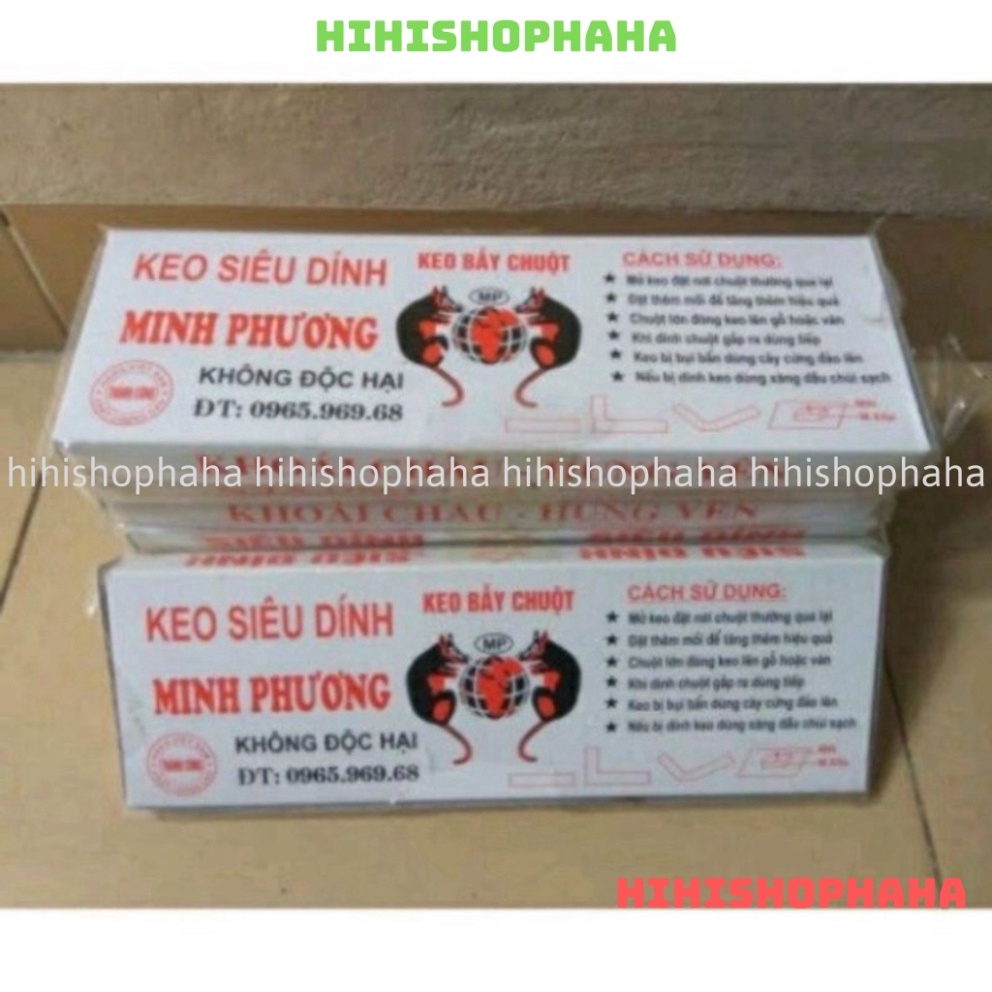 Keo dính chuột siêu dính Minh Phương kaca hihishophaha