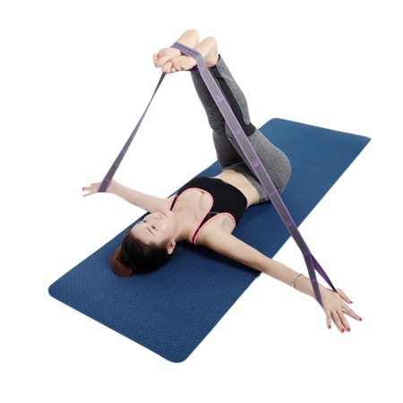 Dây tập YOGA Elecstic Band , Yoga Stretch Belt- Dây miniband hỗ trợ các bài tập thể dục tại nhà (Màu Ngẫu Nhiên )