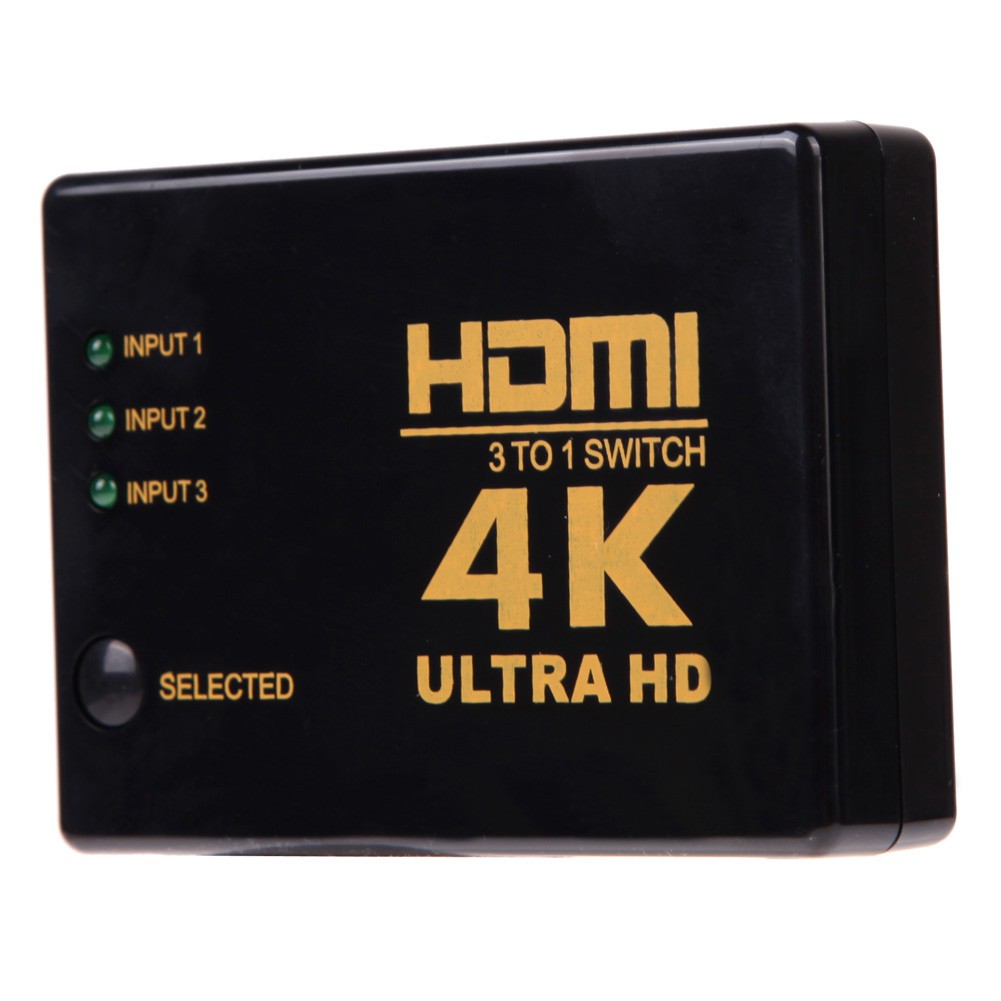 Bộ chuyển động 3 thành 1 cổng HDMI TV Ultra HD 4K*2K dành cho HDTV PC