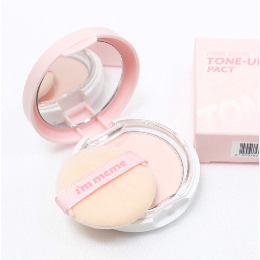 Phấn Phủ Dạng Nén Che Phủ, Kiềm Dầu, Nâng Tông Da Hiệu Qủa I'm Meme Pink Blur Tone-Up Pact 10g