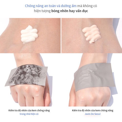 Kem CHỐNG NẮNG 70ml 300K Javin De Seoul  kiềm dầu nâng tone da mặt và body toàn thân hàn quốc