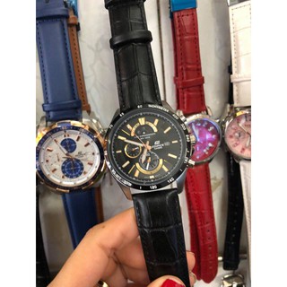 Đồng hồ casio dây da nam size 40-44mm