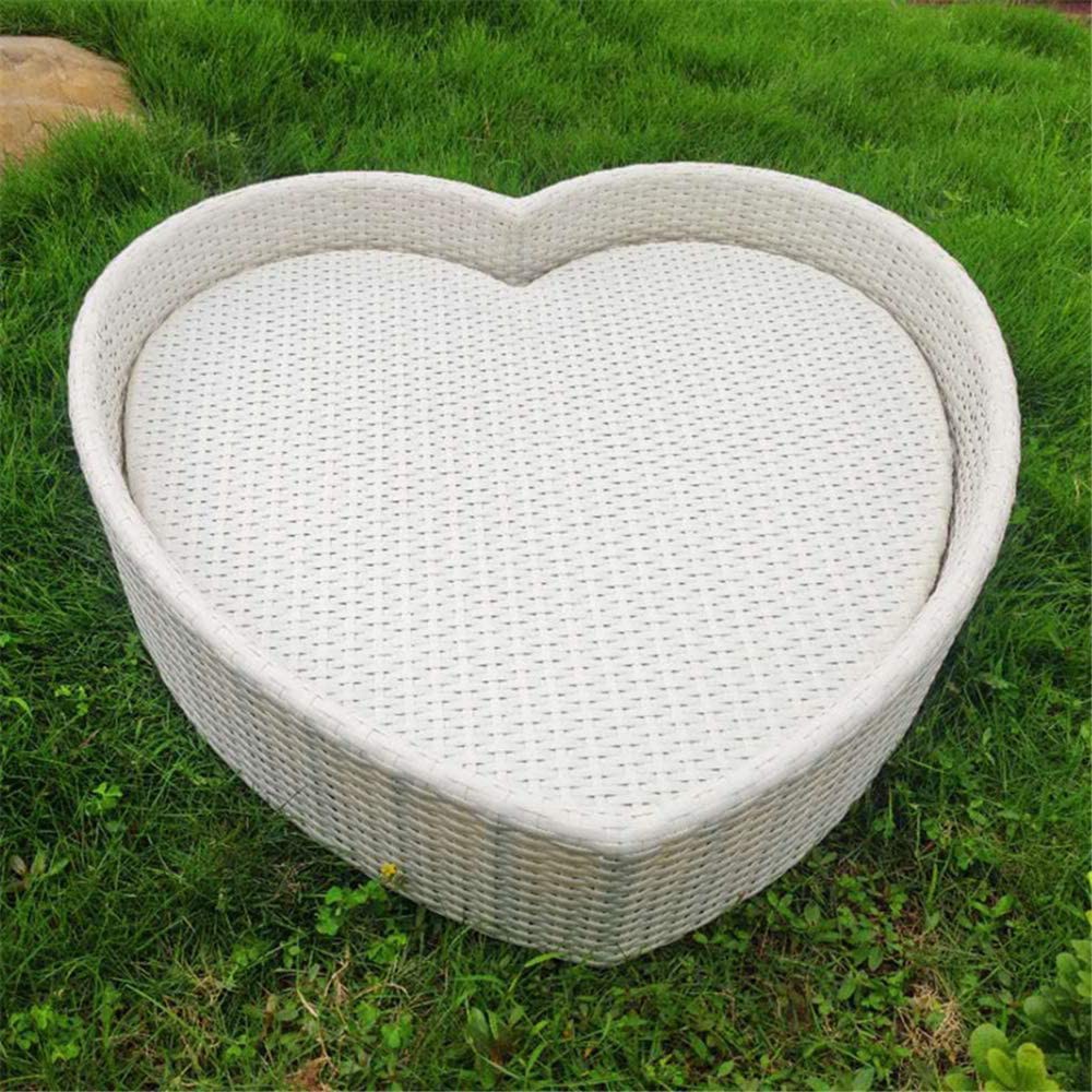 Khay đồ ăn nổi bể bơi (Trái tim, Size 80 x 80 x 15)