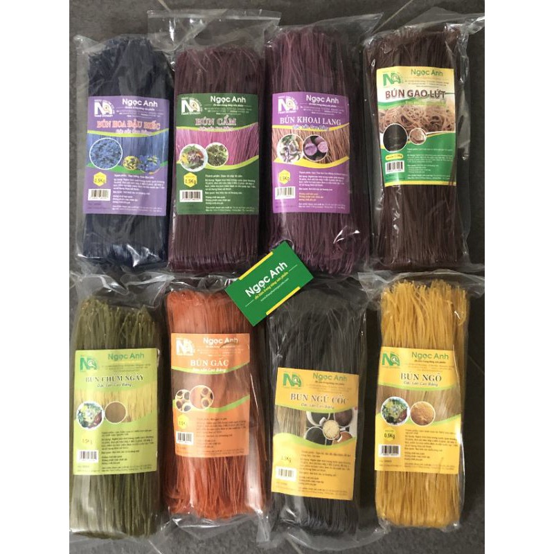 500g Bún gạo lứt đen Cao Bằng thực dưỡng eatclean
